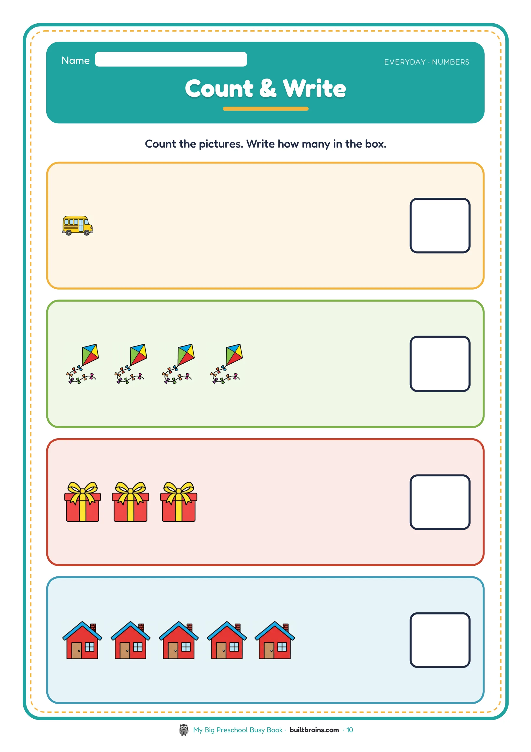 My Big Preschool Busy Book — page preview 5