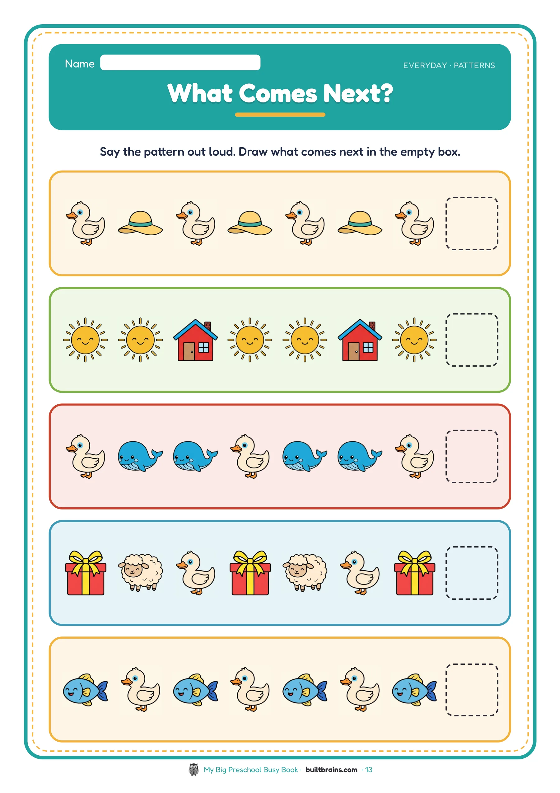 My Big Preschool Busy Book — page preview 6