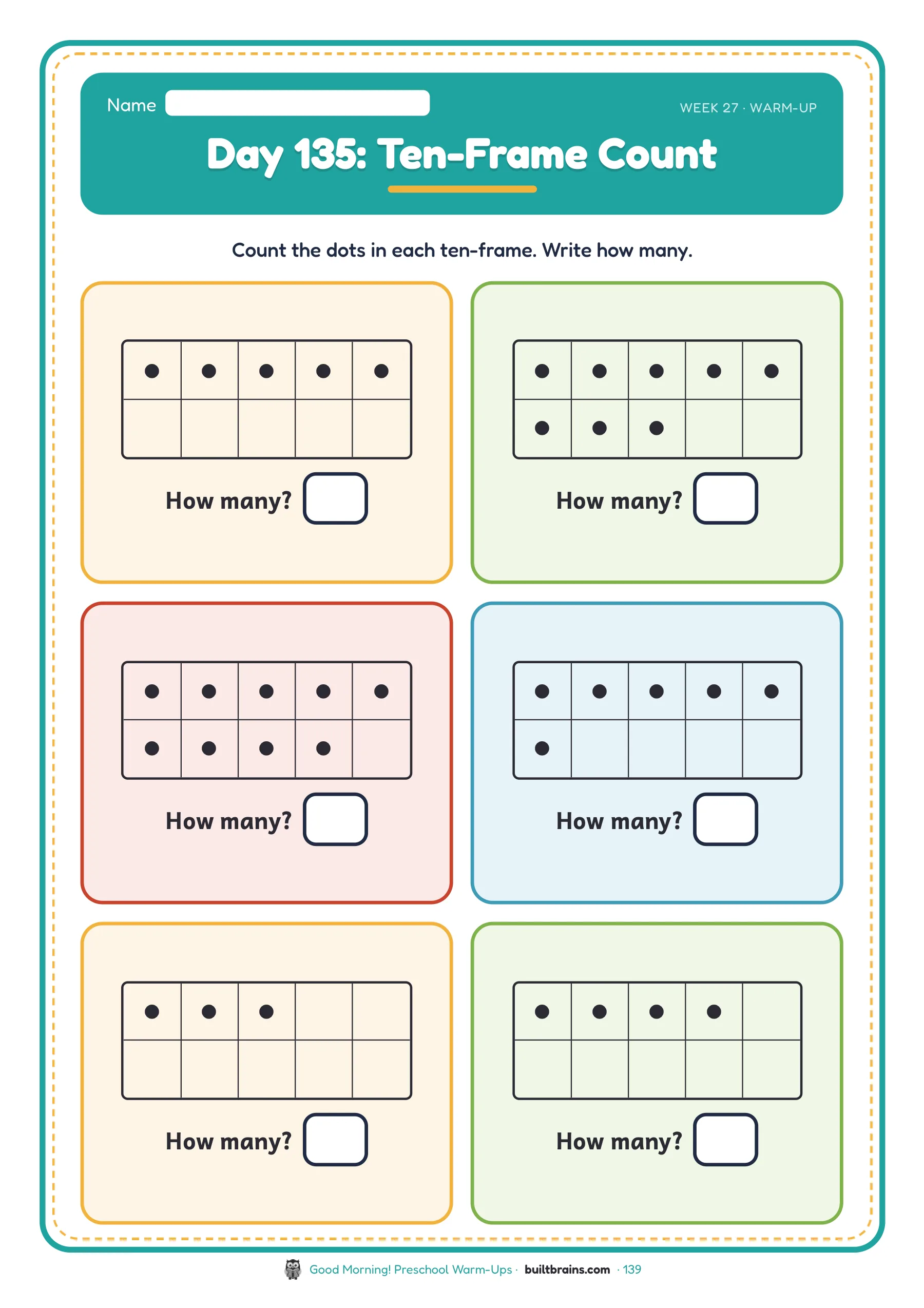 Good Morning! Preschool Warm-Ups — page preview 7