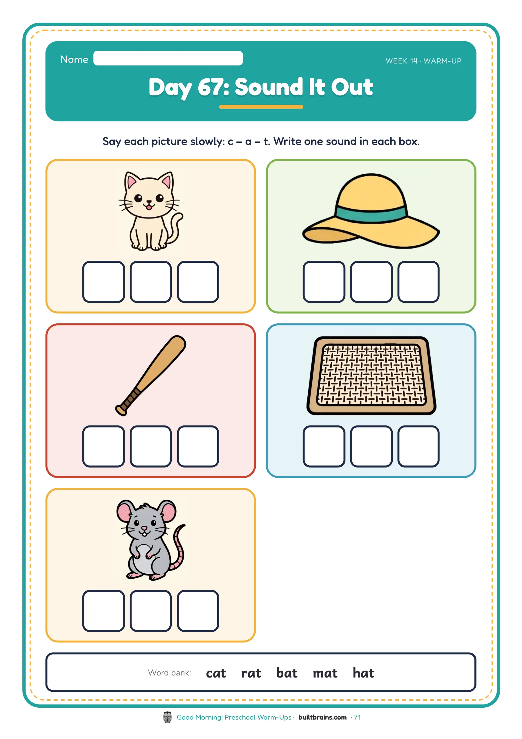 Good Morning! Preschool Warm-Ups — page preview 4