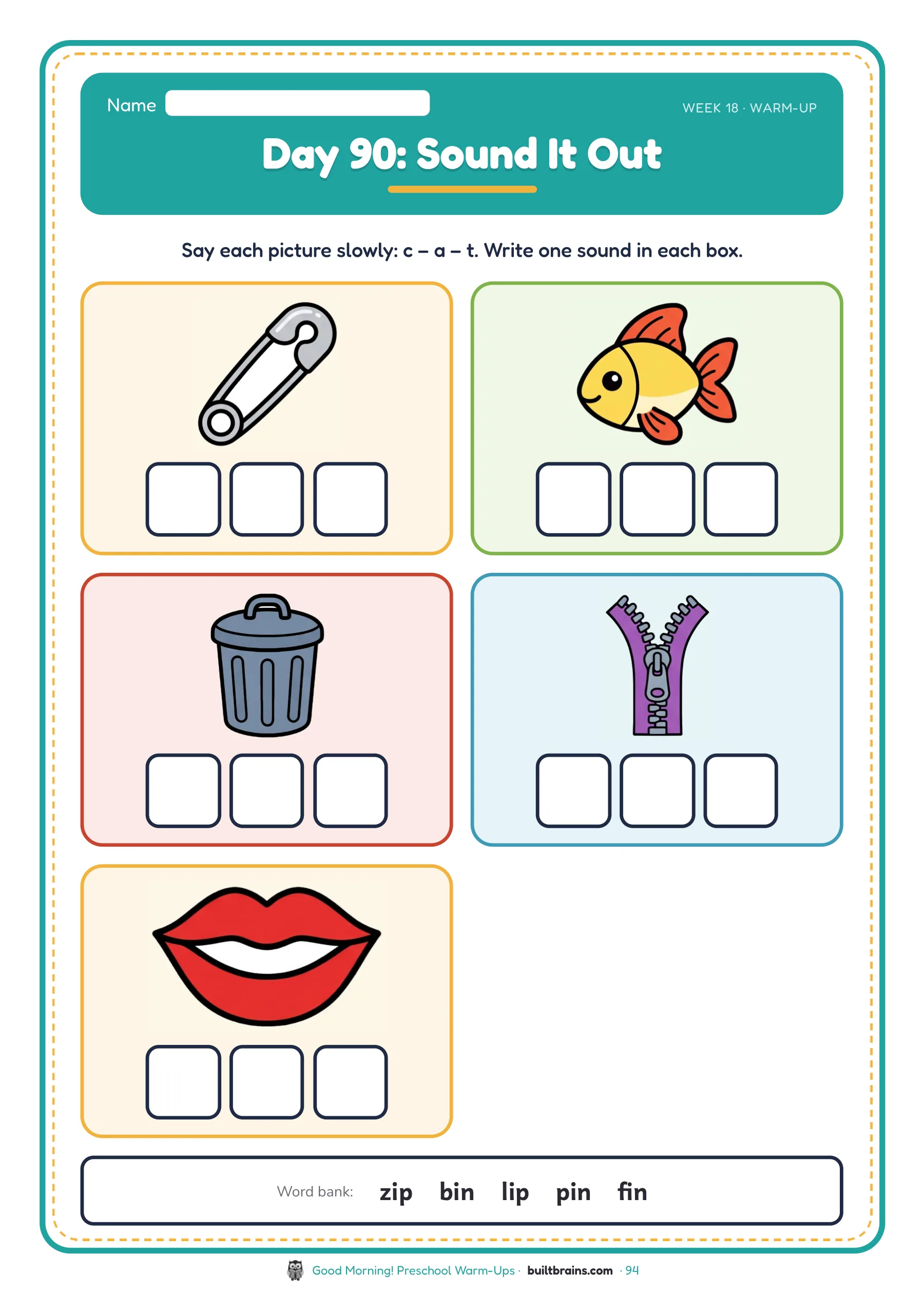 Good Morning! Preschool Warm-Ups — page preview 5