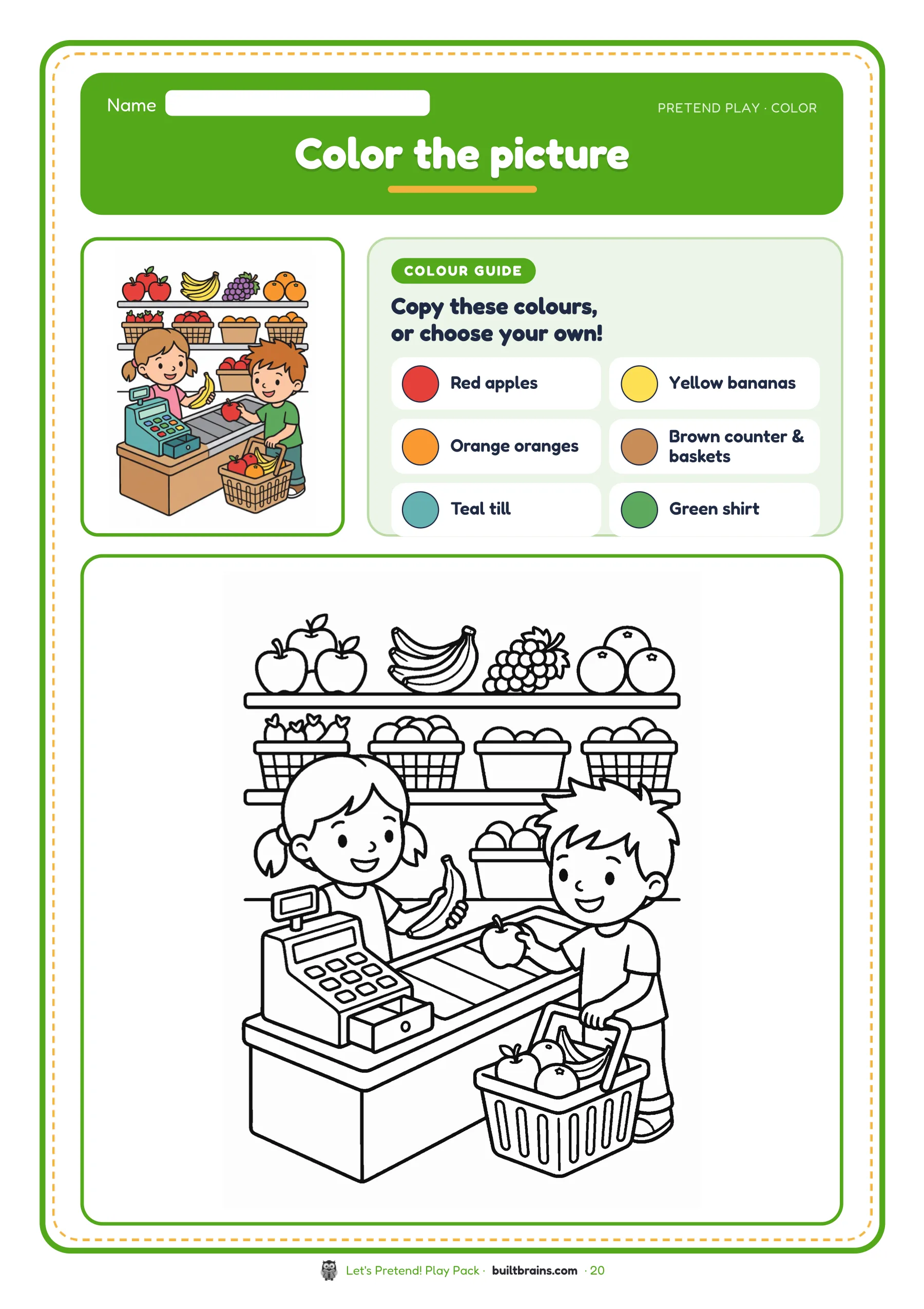 Let's Pretend! Play Pack — page preview 8