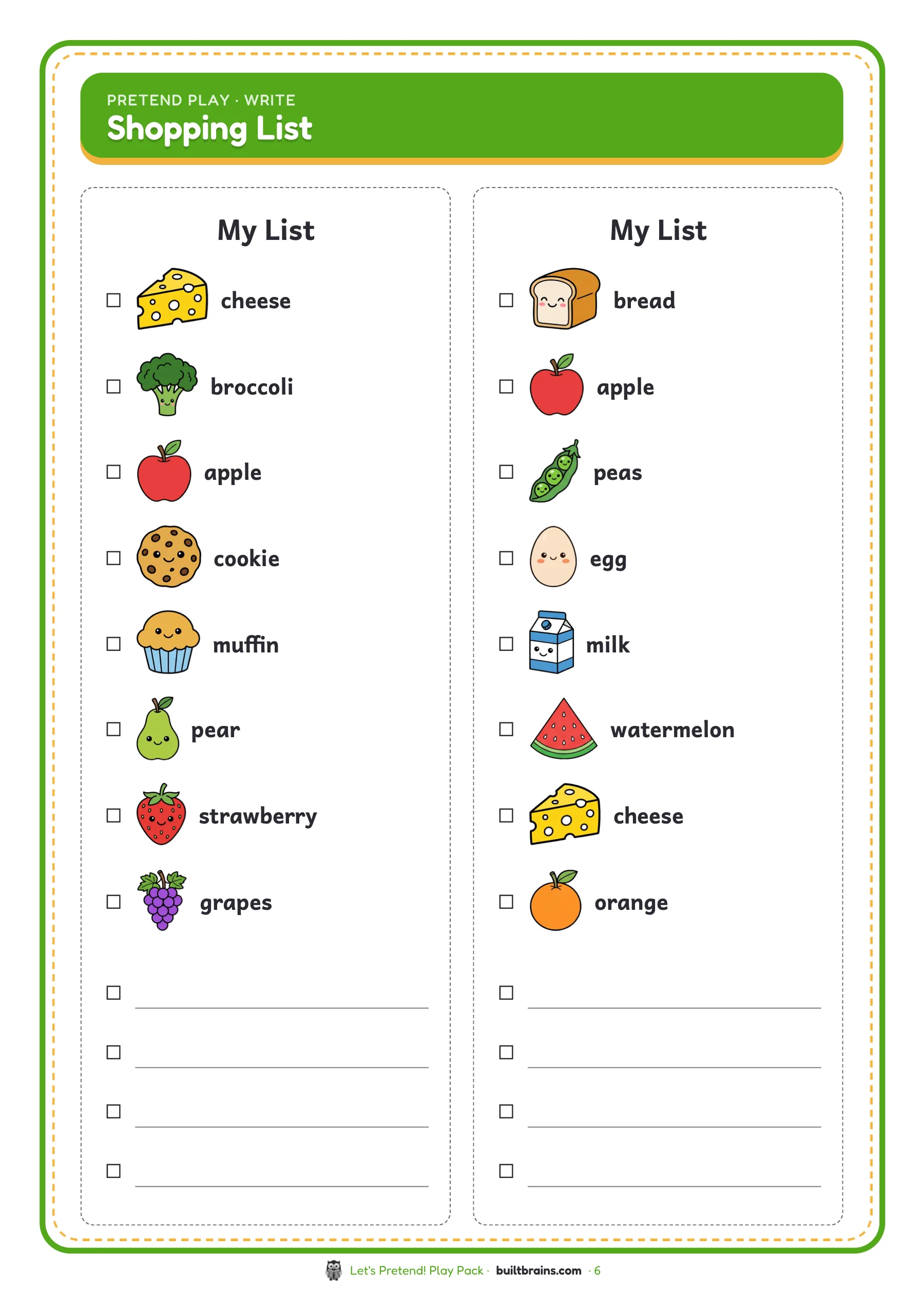 Let's Pretend! Play Pack — page preview 3