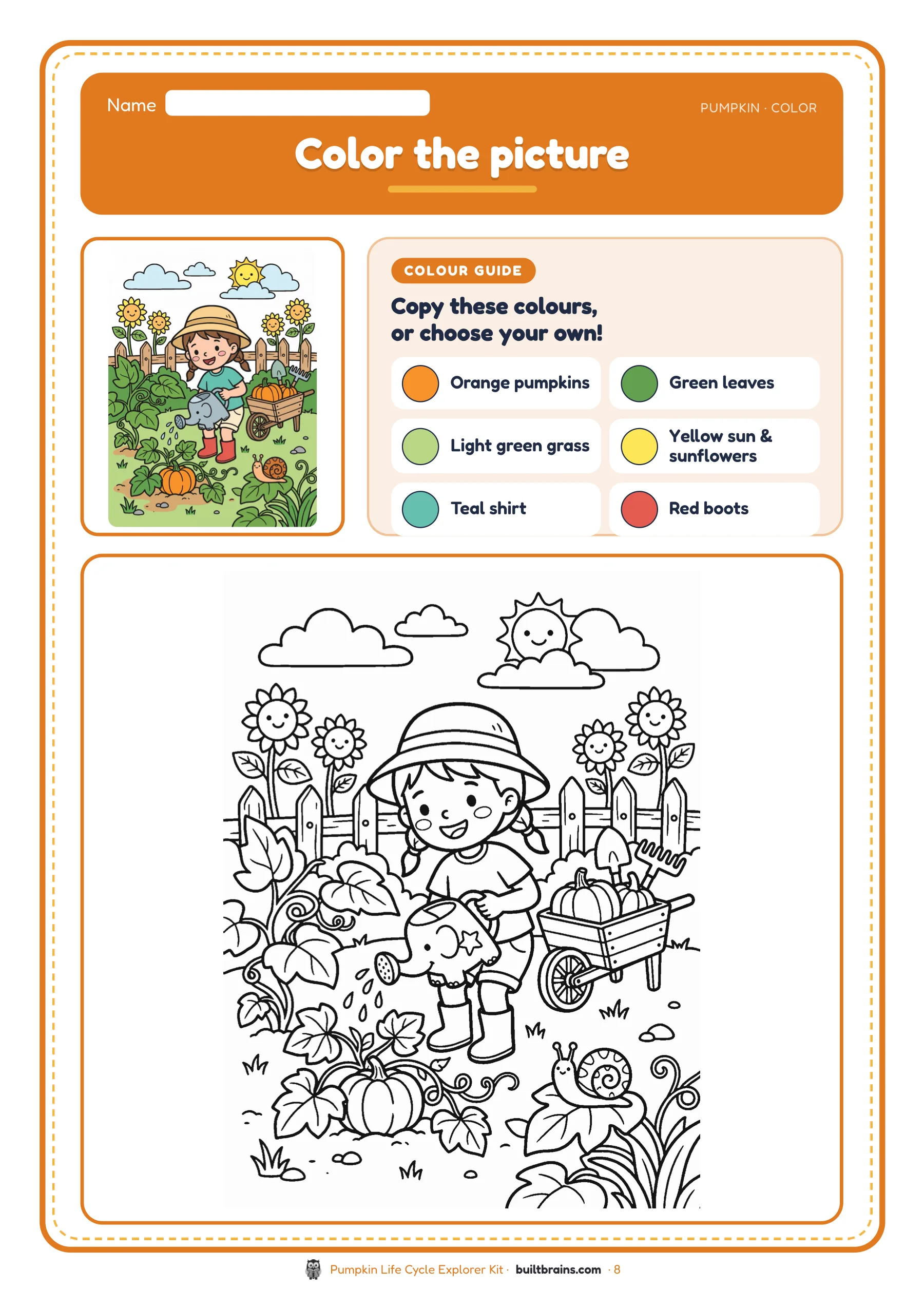 Pumpkin Life Cycle Explorer Kit — page preview 6