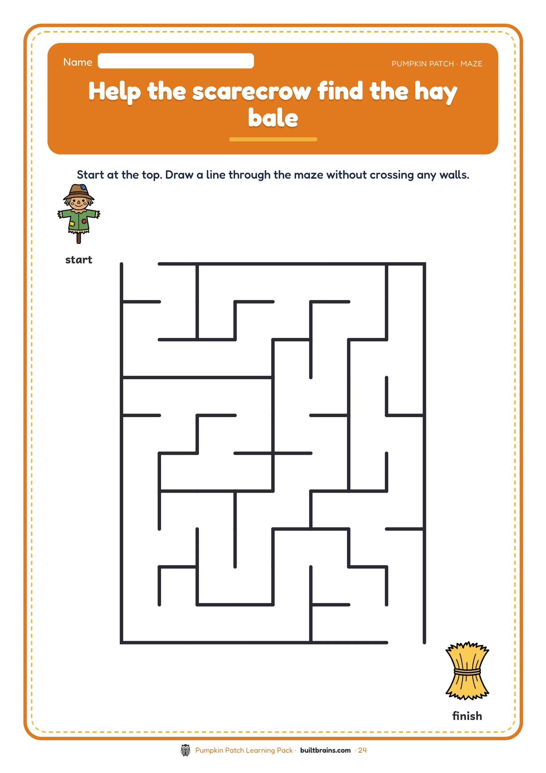 Pumpkin Patch Learning Pack — page preview 8