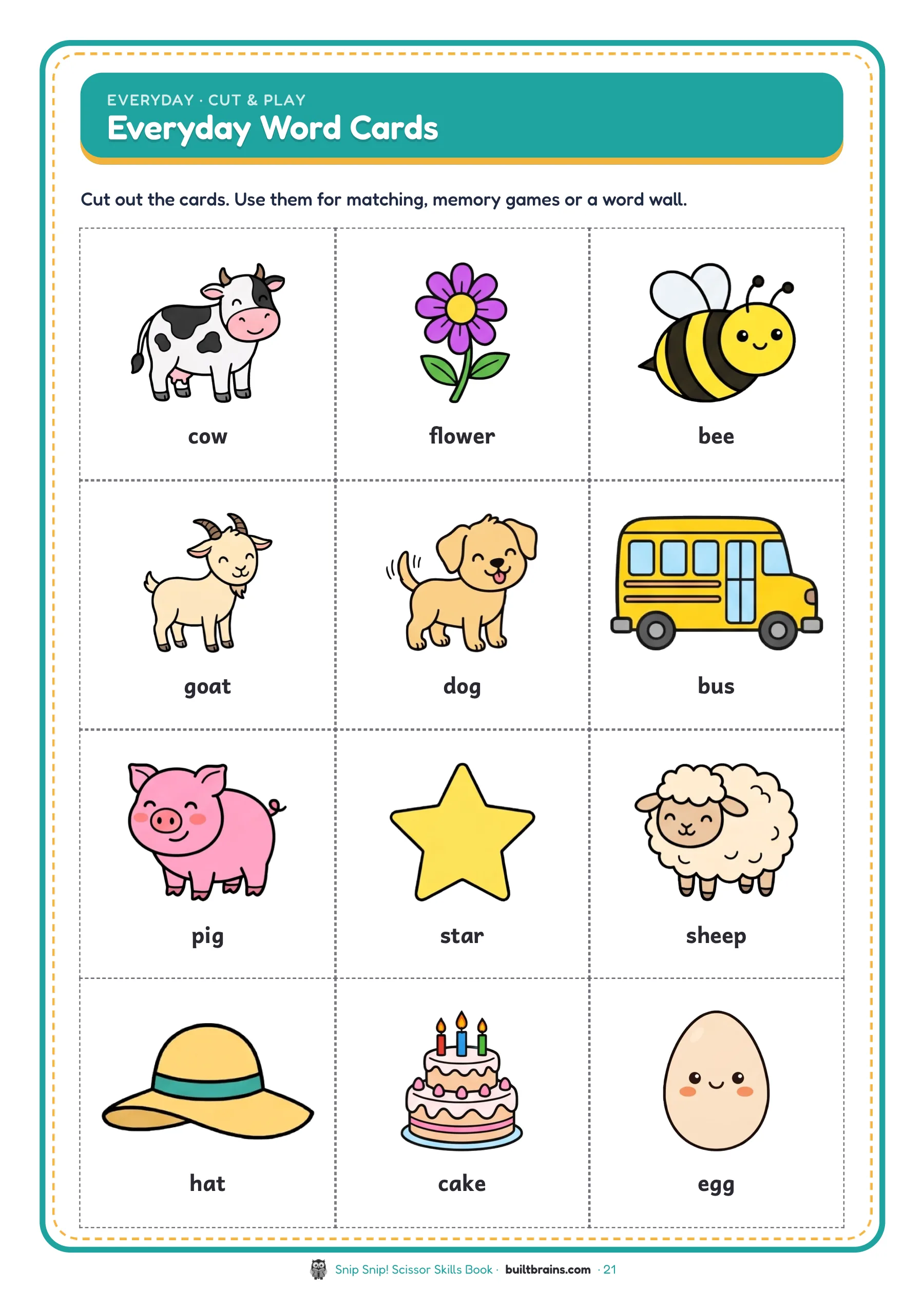 Snip Snip! Scissor Skills Book — page preview 8