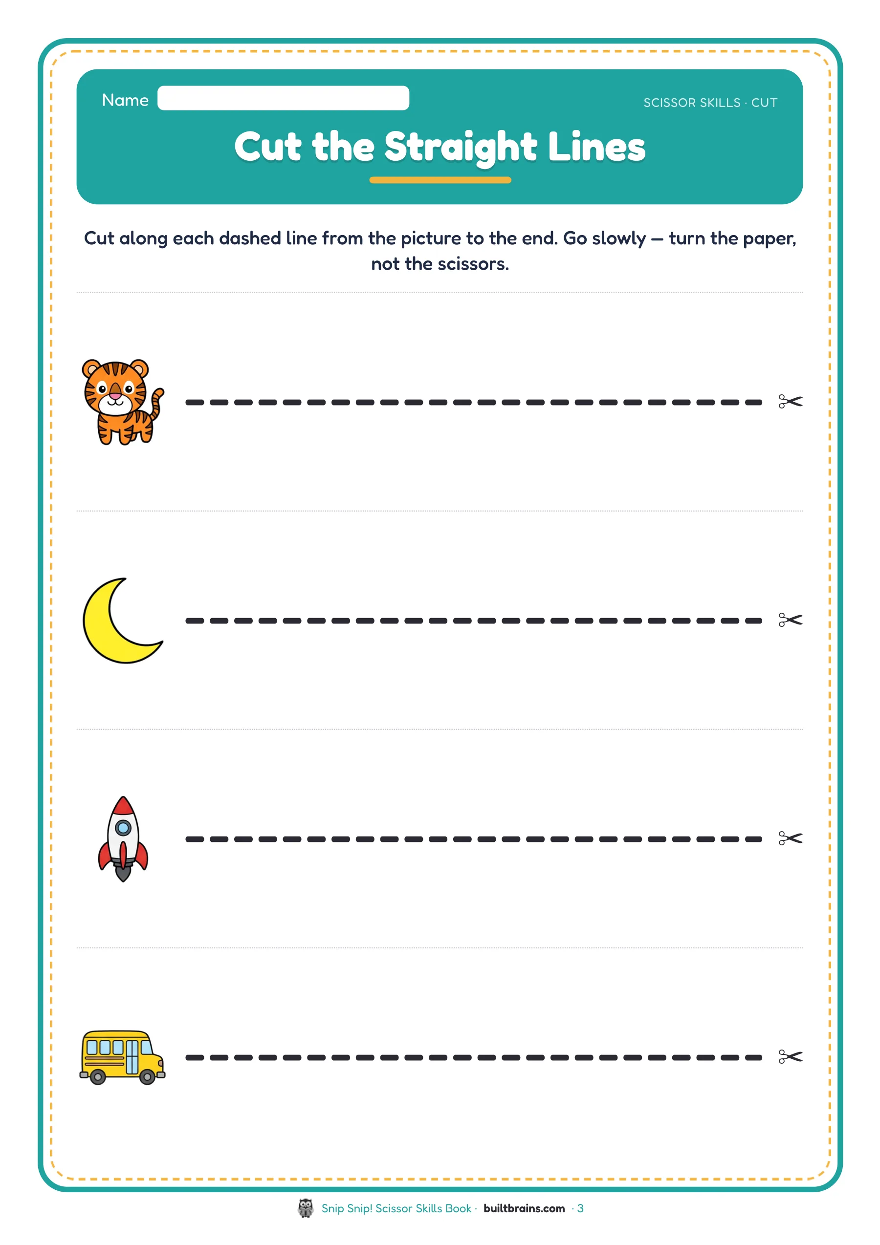 Snip Snip! Scissor Skills Book — page preview 1