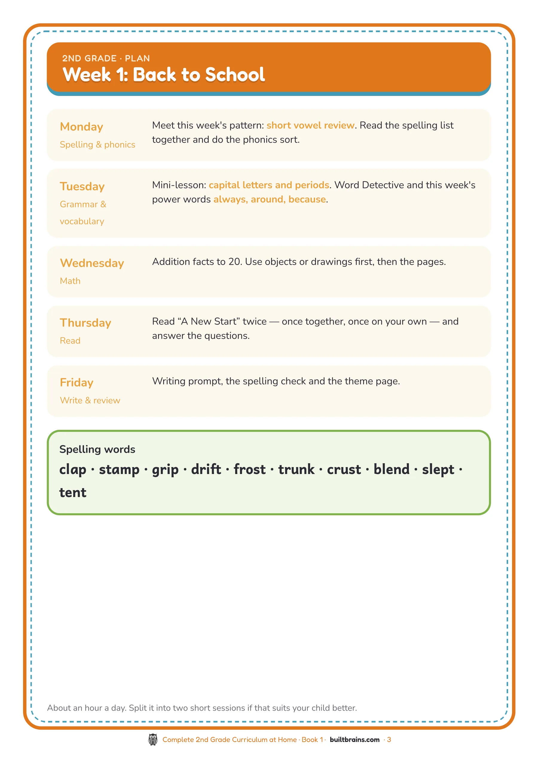 Complete 2nd Grade Curriculum at Home — page preview 1