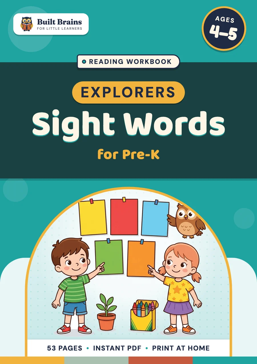 Sight Word Explorers: Pre-K