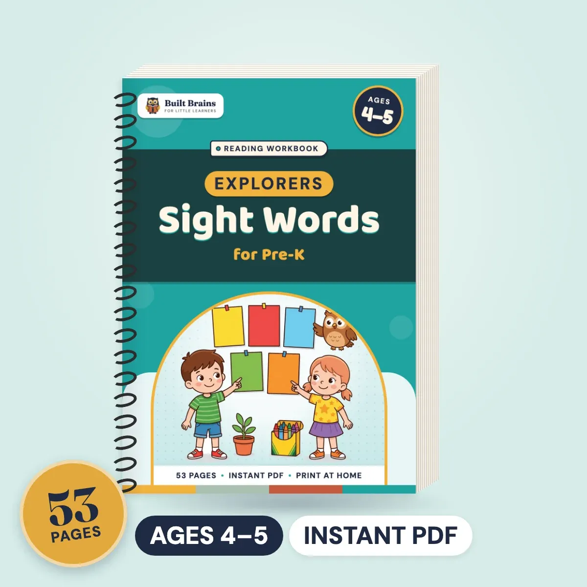 Sight Word Explorers: Pre-K