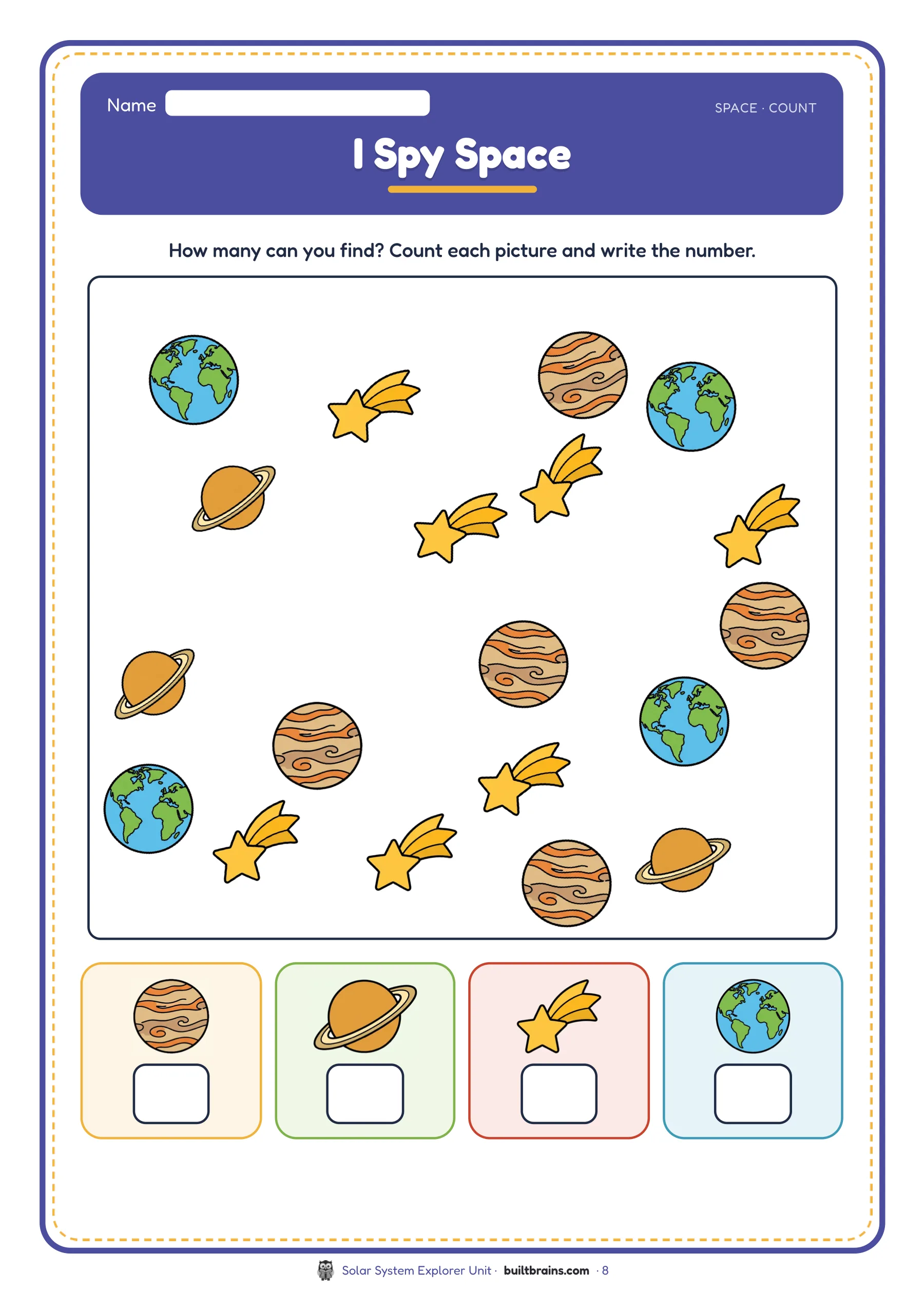 Solar System Explorer Unit — page preview 3