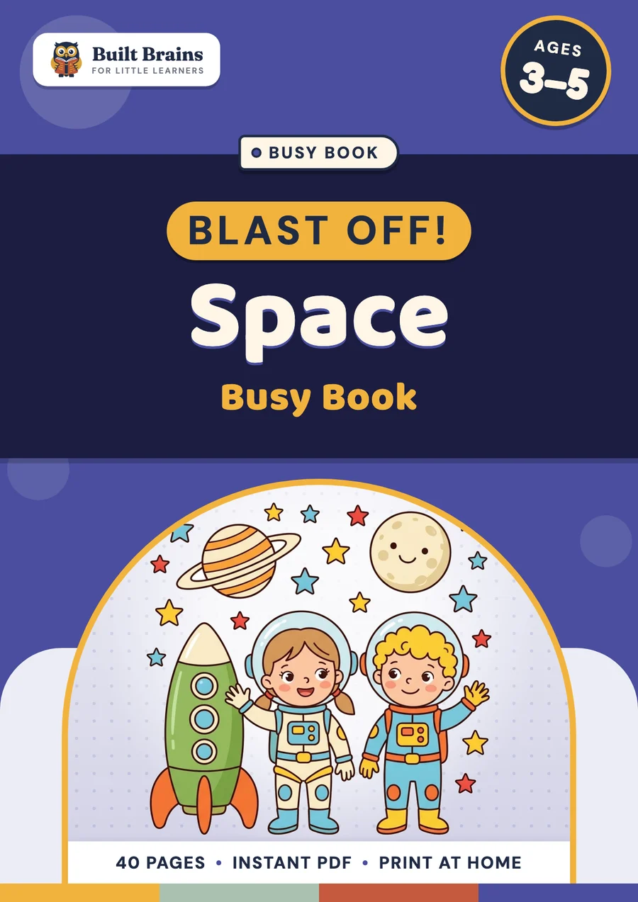 Blast Off! Space Busy Book