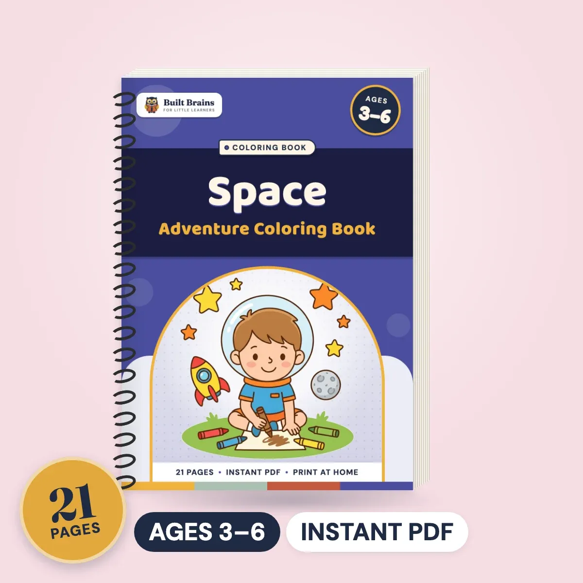 Space Adventure Coloring Book