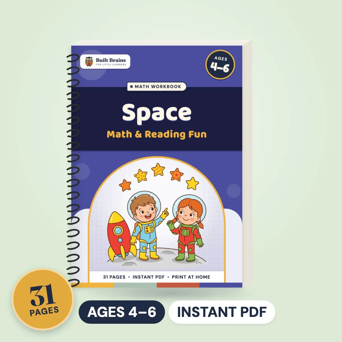 Space Math & Reading Fun