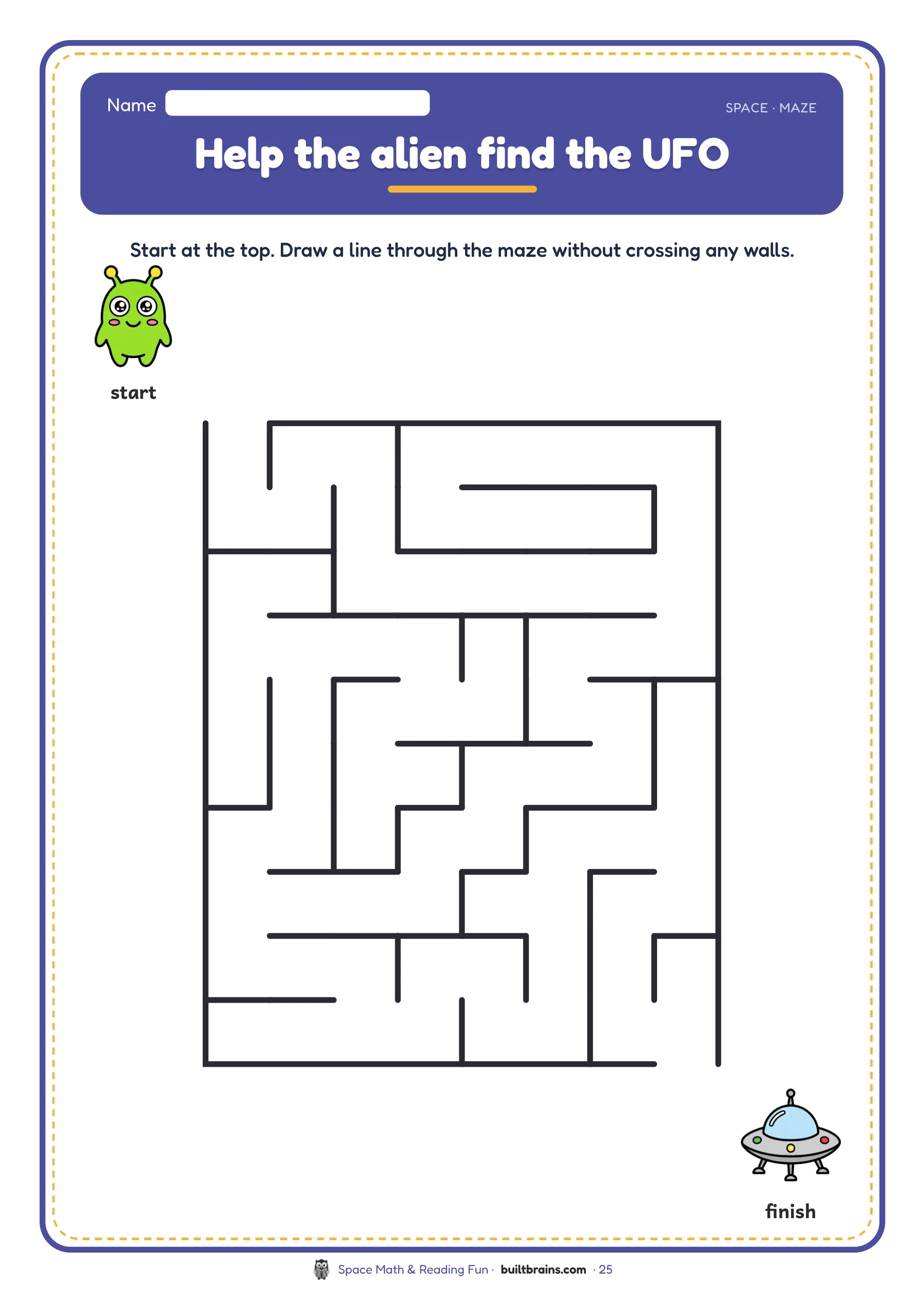 Space Math & Reading Fun — page preview 8