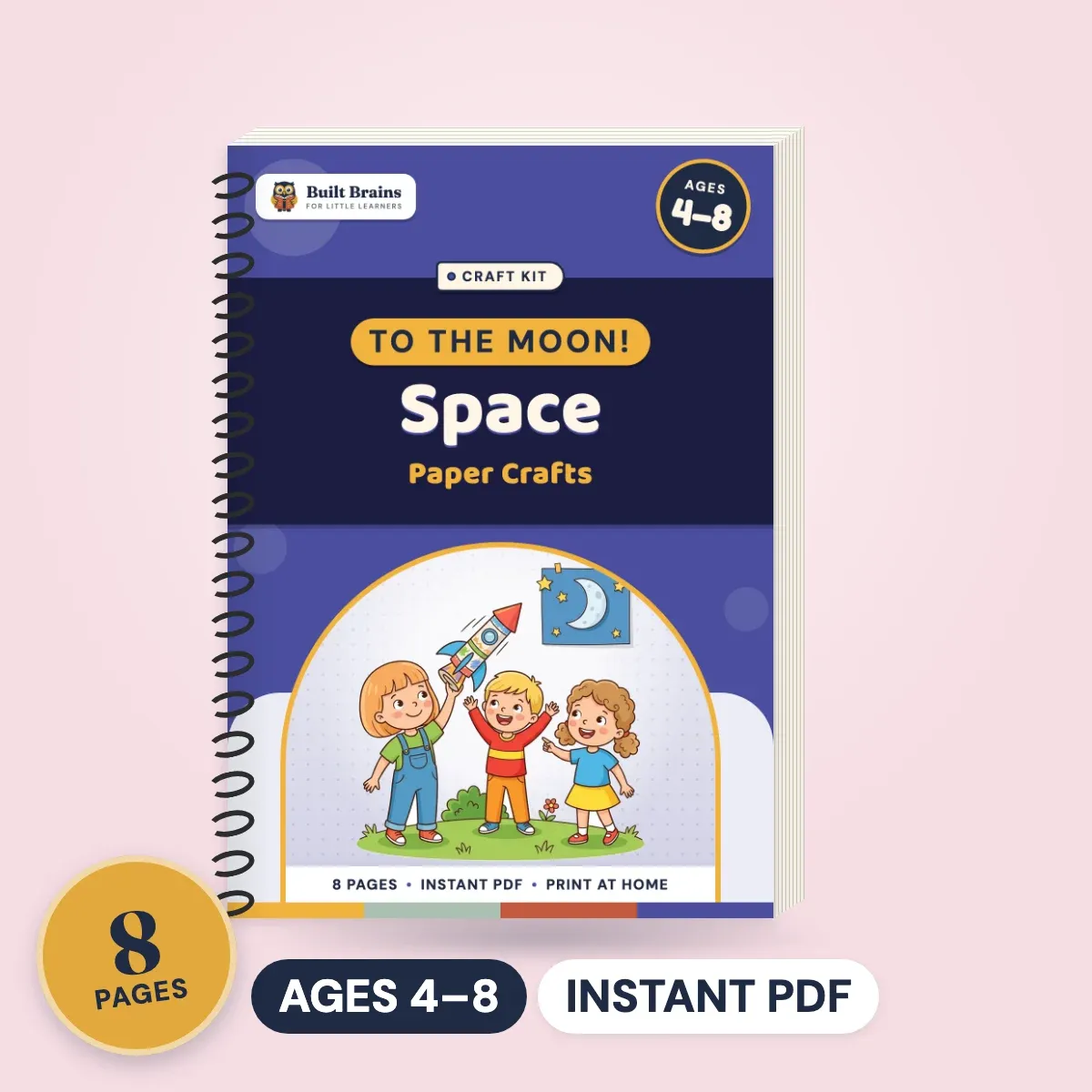 To the Moon! Space Paper Crafts