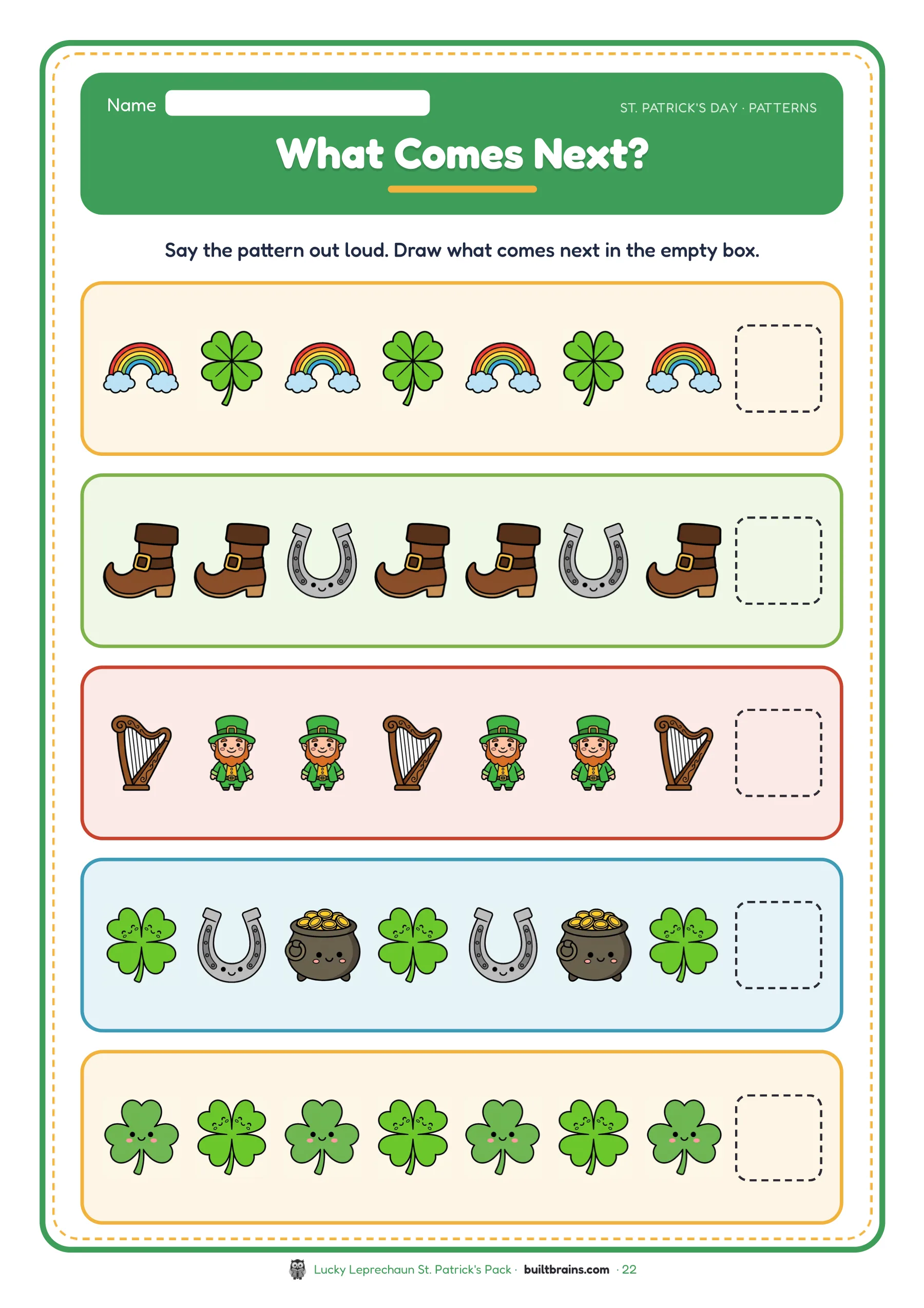 Lucky Leprechaun St. Patrick's Pack — page preview 7
