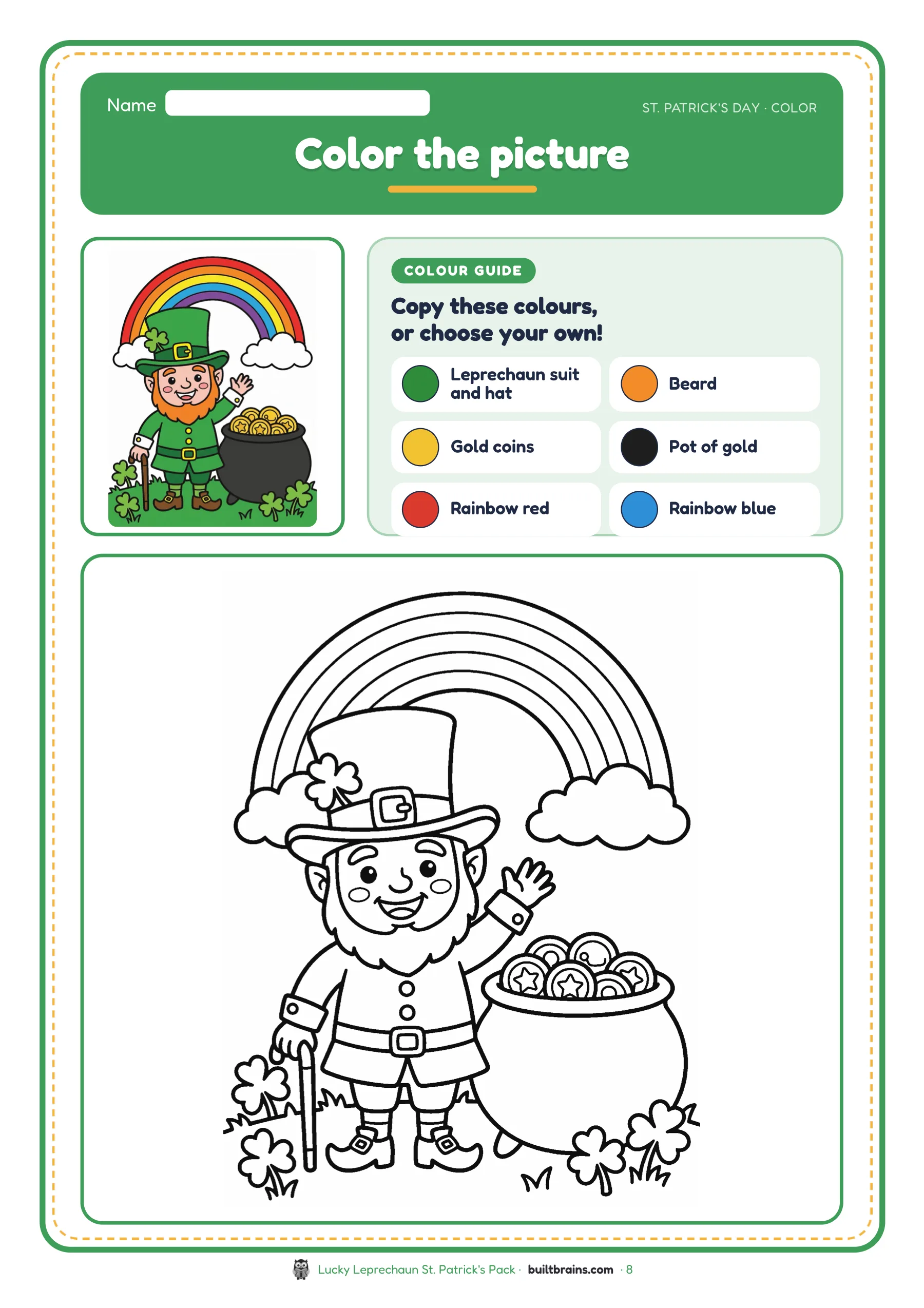 Lucky Leprechaun St. Patrick's Pack — page preview 3