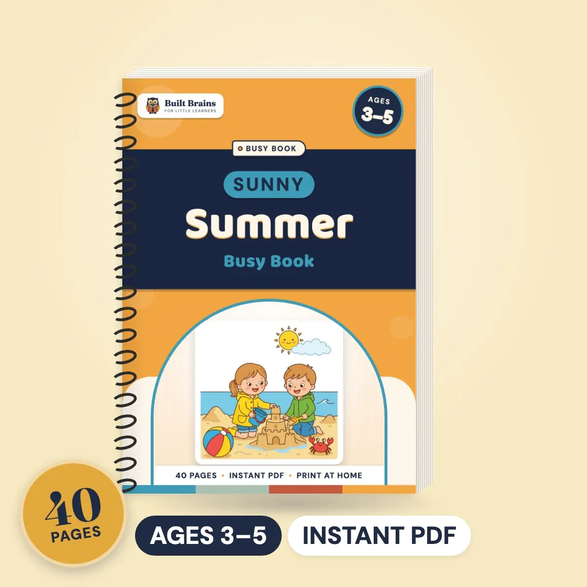 Sunny Summer Busy Book