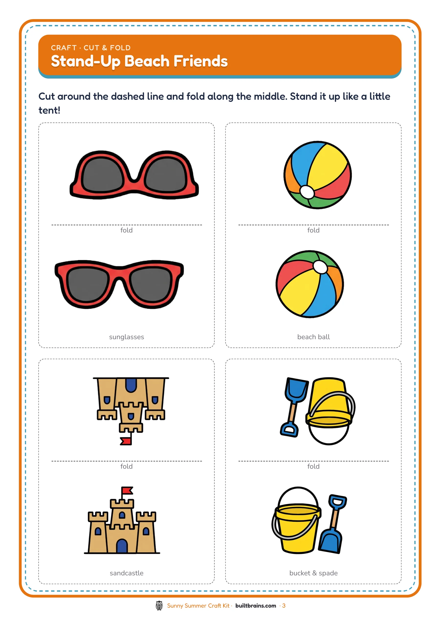 Sunny Summer Craft Kit — page preview 1