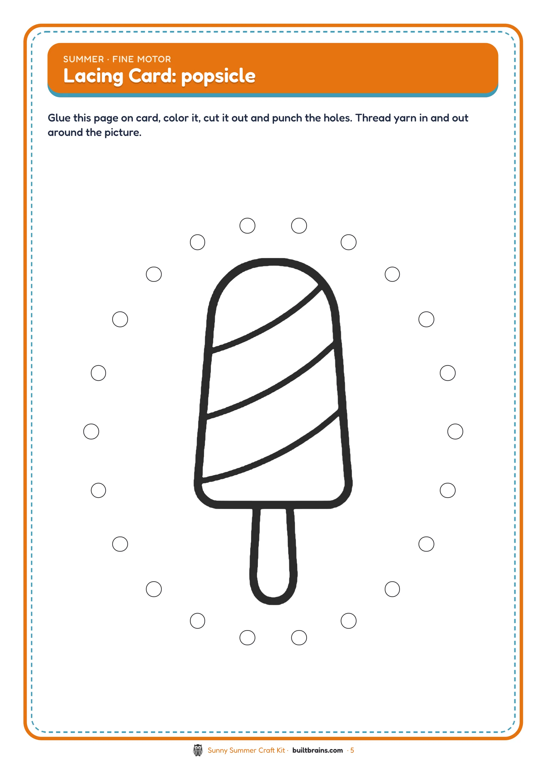 Sunny Summer Craft Kit — page preview 3