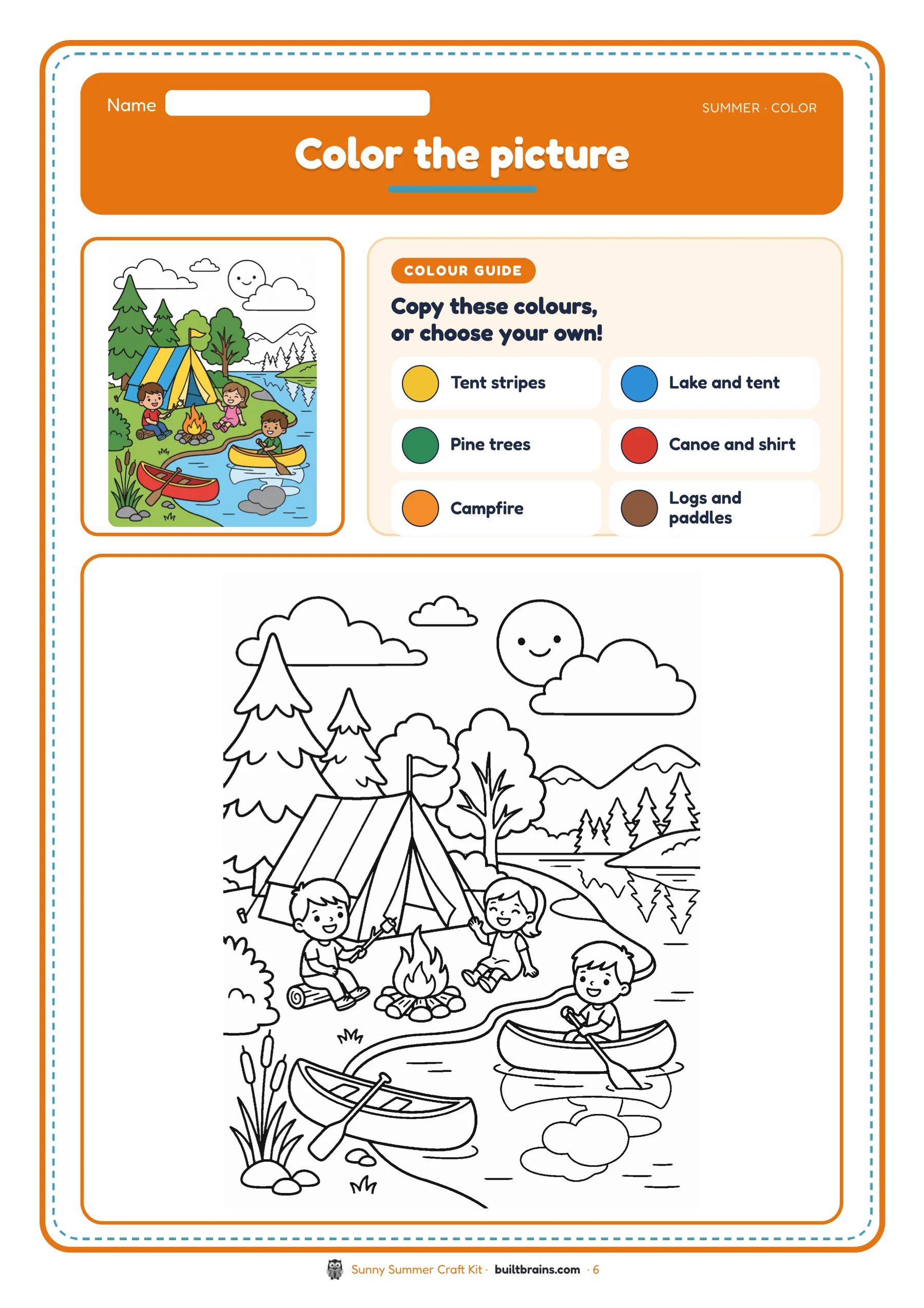 Sunny Summer Craft Kit — page preview 4