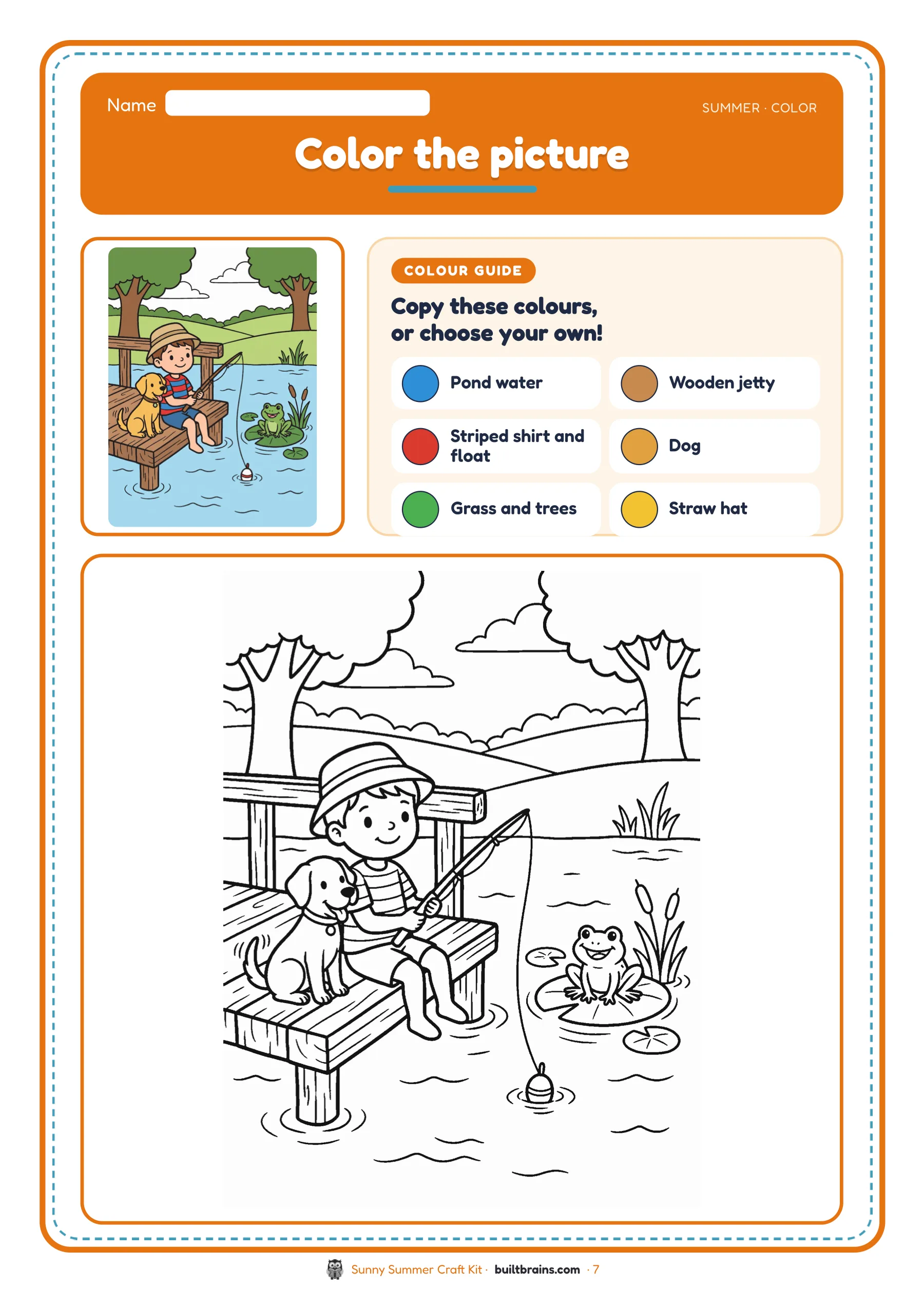 Sunny Summer Craft Kit — page preview 5