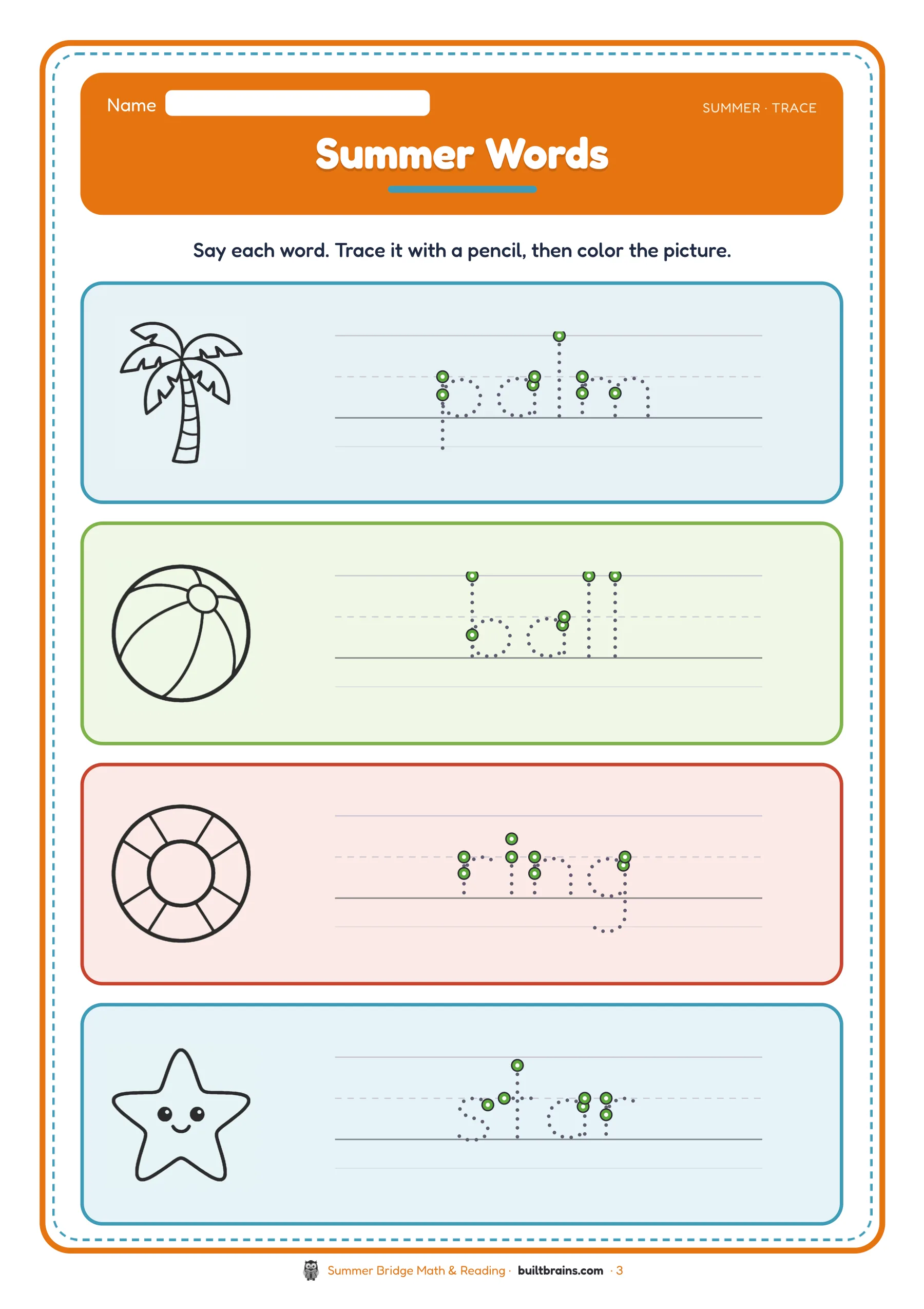 Summer Bridge Math & Reading — page preview 1
