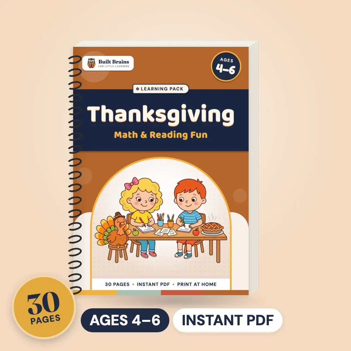 Thanksgiving Math & Reading Fun
