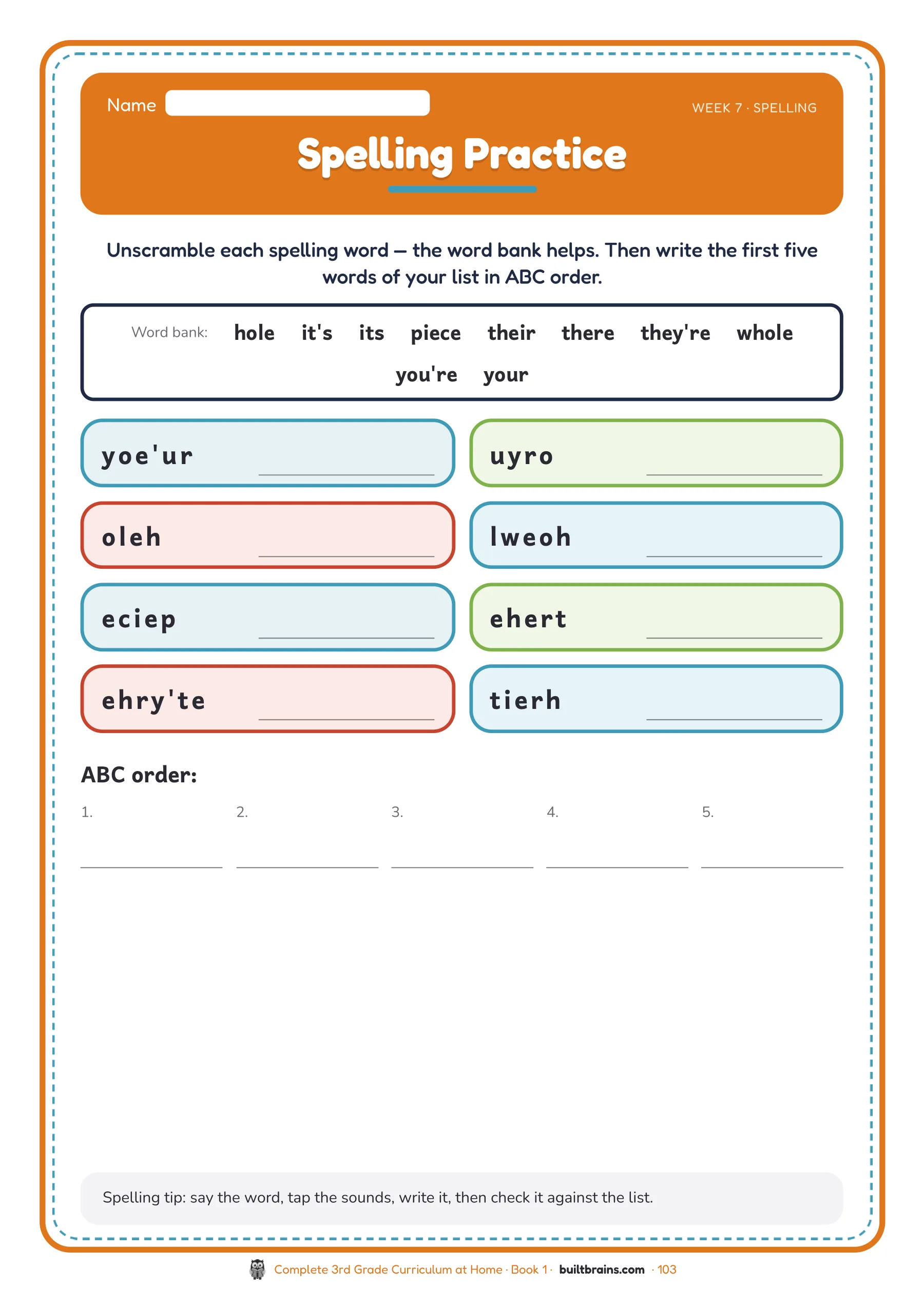 Complete 3rd Grade Curriculum at Home — page preview 6