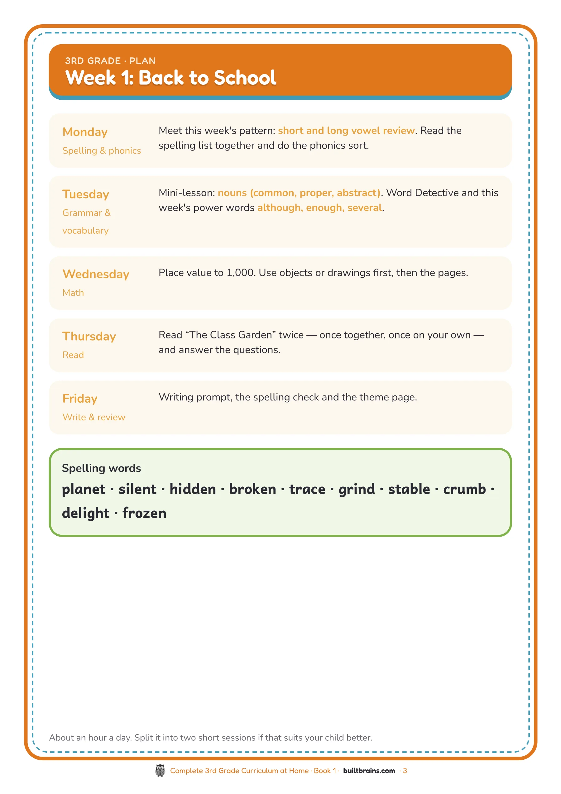 Complete 3rd Grade Curriculum at Home — page preview 1