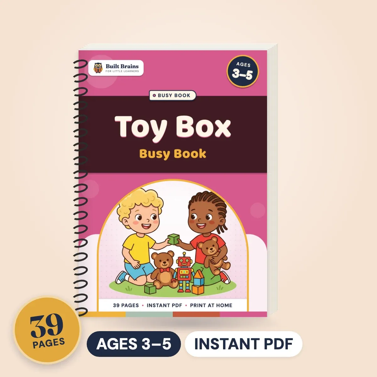 Toy Box Busy Book