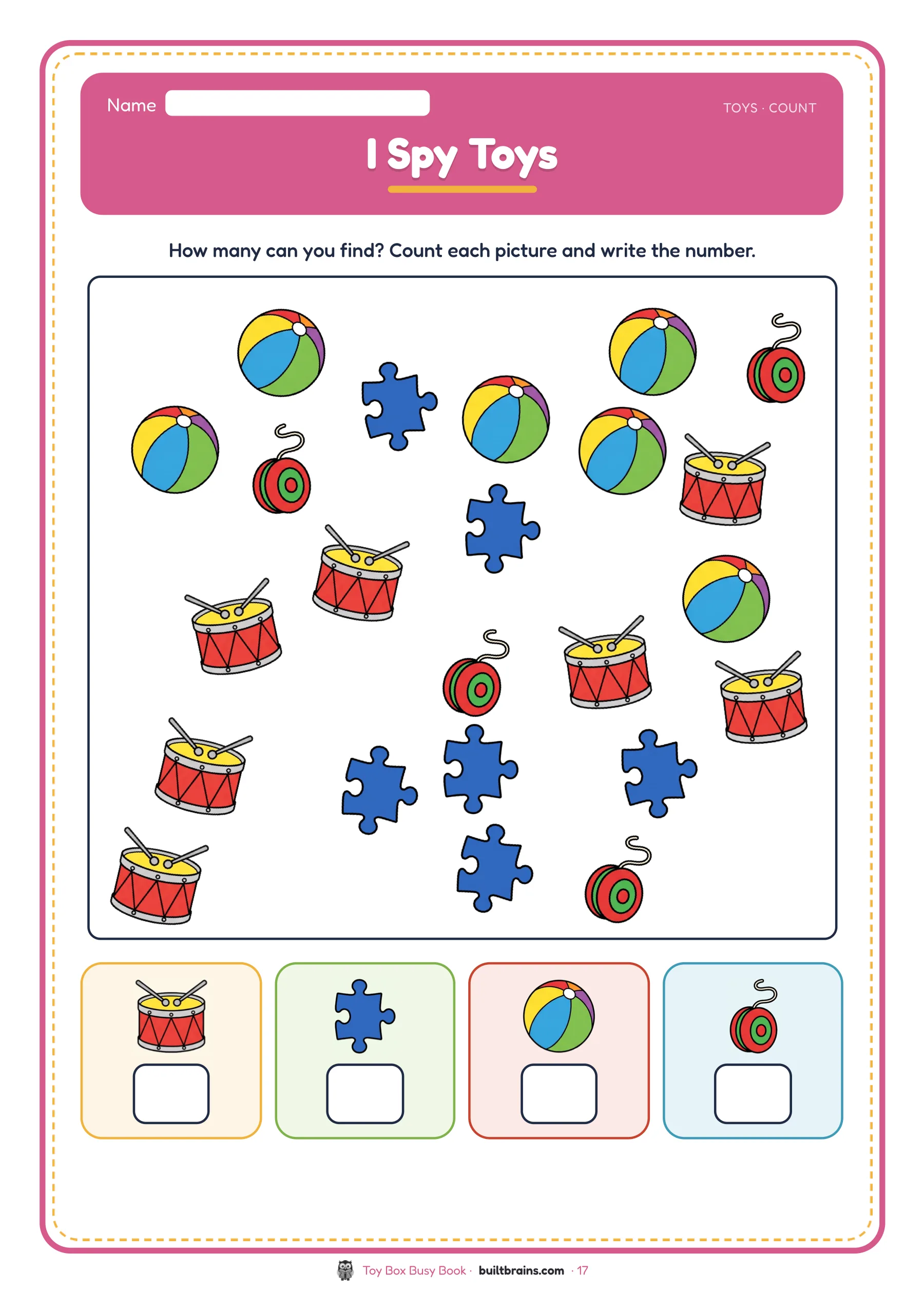 Toy Box Busy Book — page preview 7