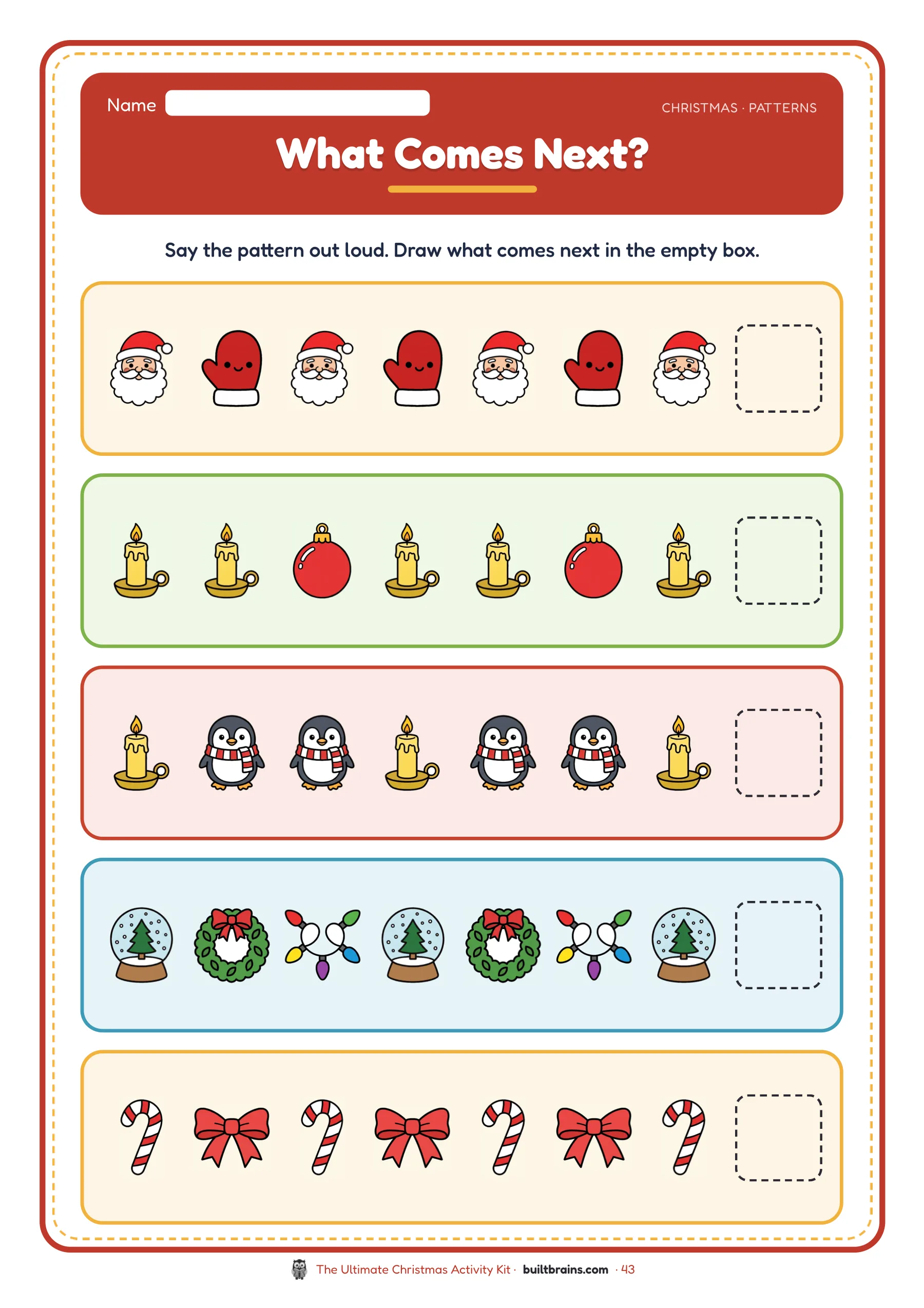 The Ultimate Christmas Activity Kit — page preview 5