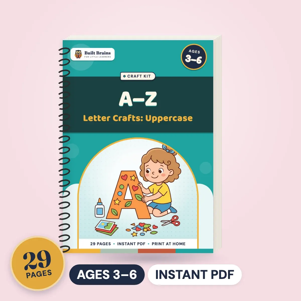 A–Z Letter Crafts: Uppercase