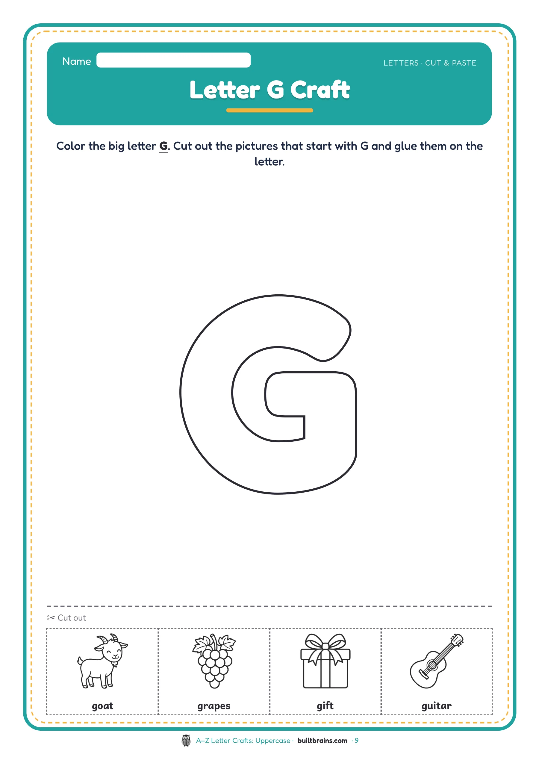 A–Z Letter Crafts: Uppercase — page preview 3