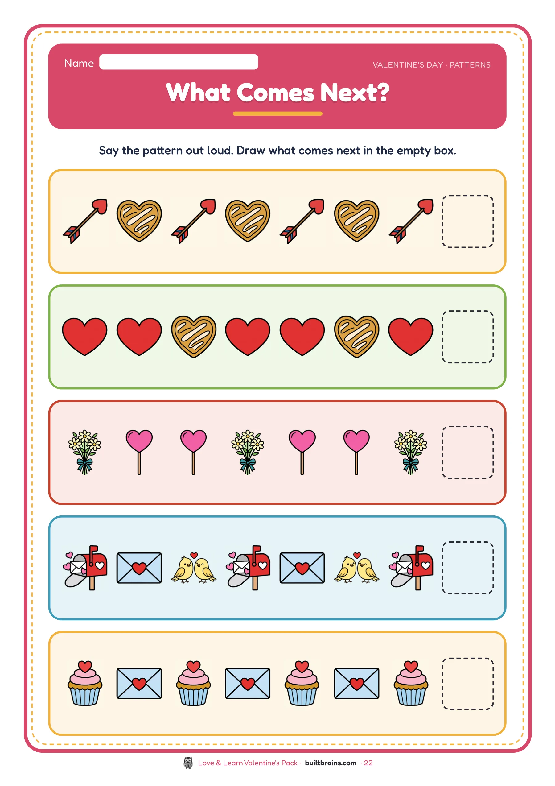 Love & Learn Valentine's Pack — page preview 7