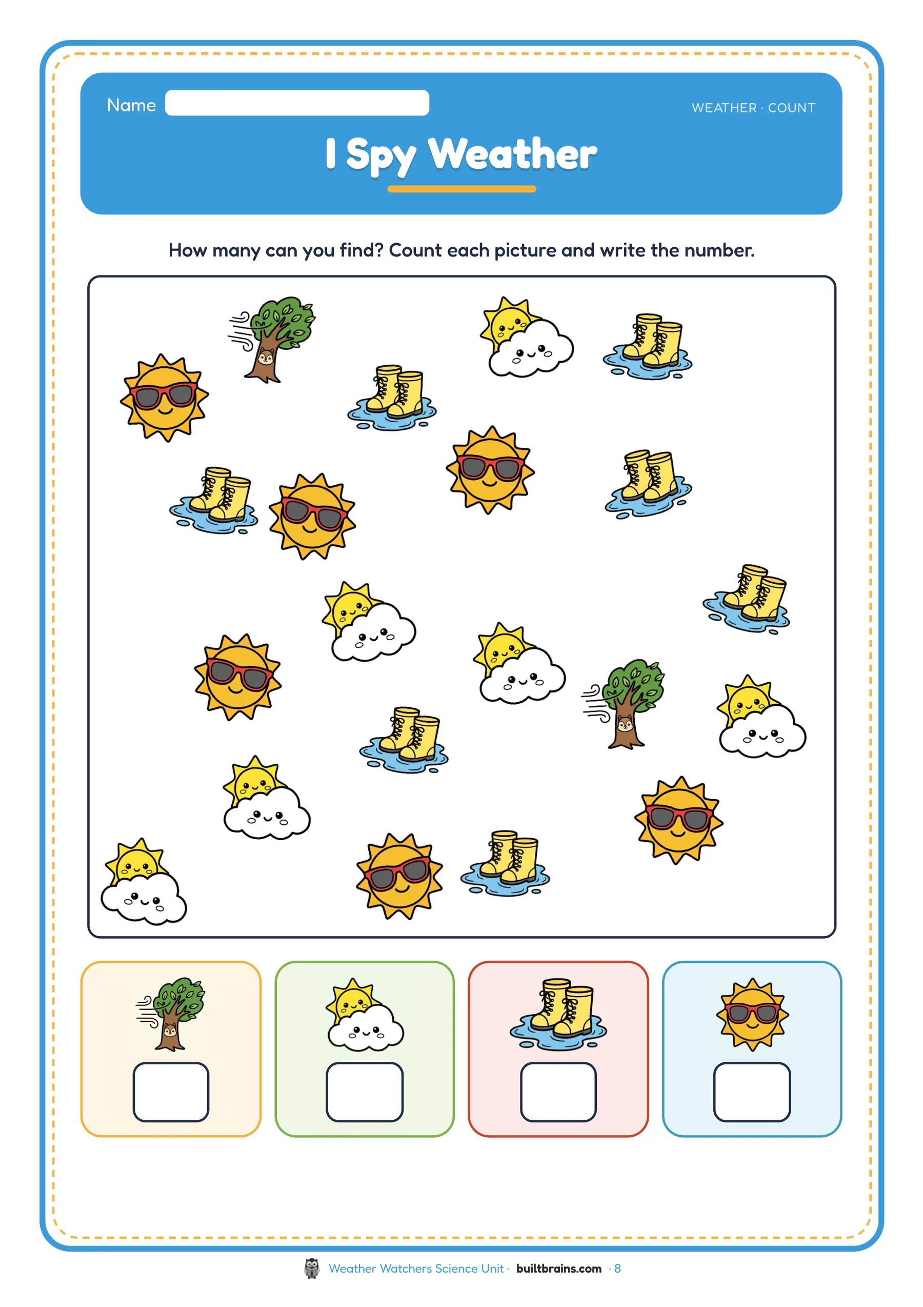 Weather Watchers Science Unit — page preview 3